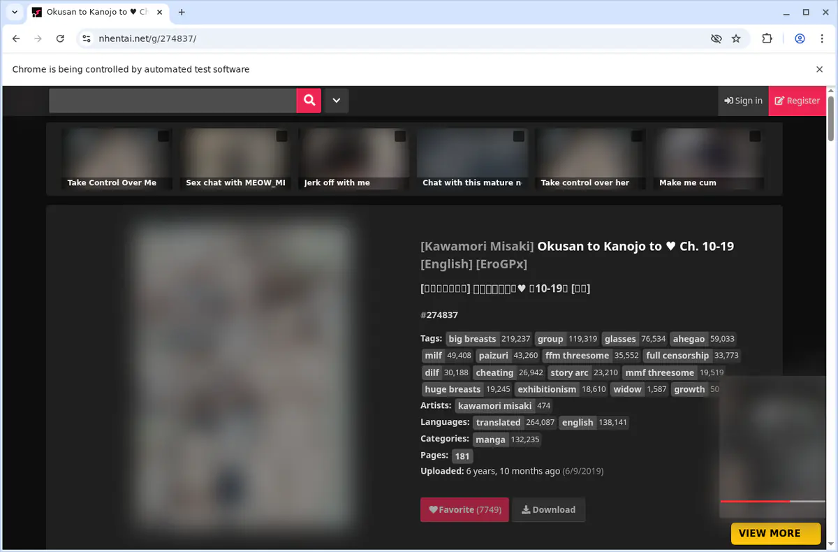 Nhentai Video Downloader screenshot 4