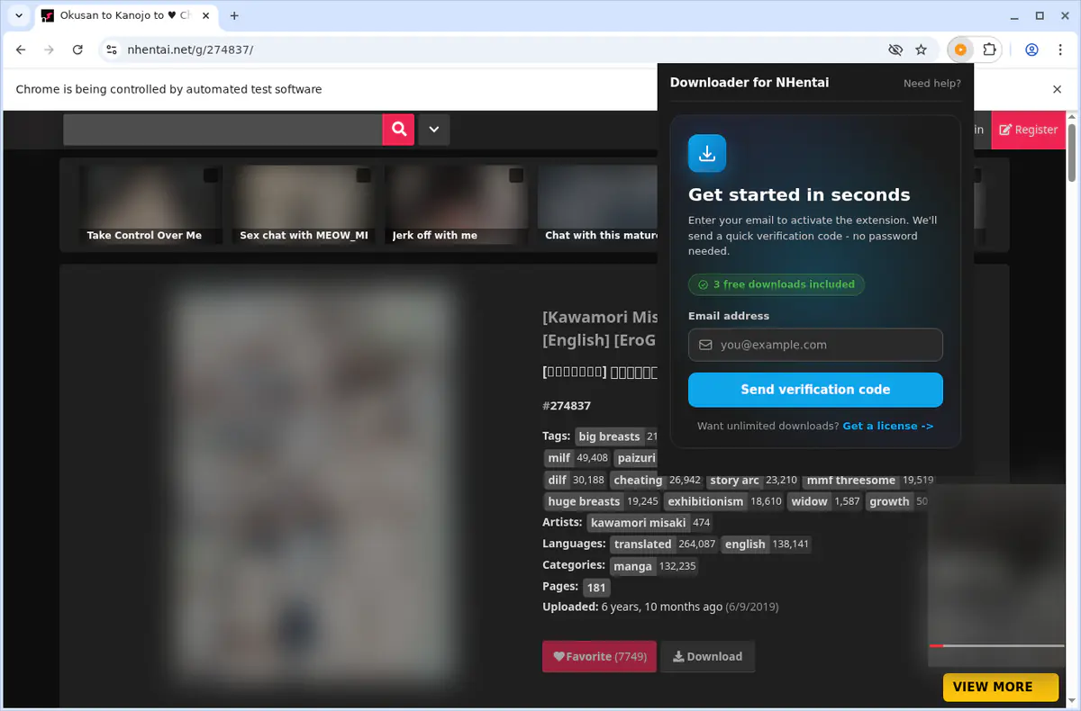 Nhentai Video Downloader screenshot 6